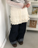 Hirun Knit Frill Mini Skirt