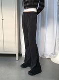 [Mink Lining] Fine Line Bootcut Training Pants