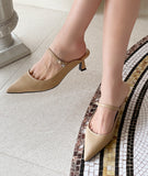 Elfinnu Strap Stiletto Mule Shoes