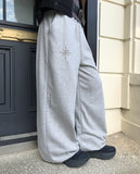 Rua Stud Banding Wide Training Jogger Pants