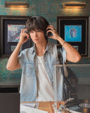 Warvid Muscle Fit Denim Shirt