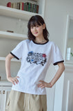 Stamp Club Ringer Short Sleeve Tee