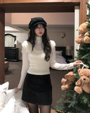 Poco Terry Layered Puff Short Sleeve