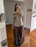 Vive Tape Dyeing Cargo Balloon Pants