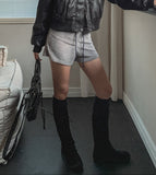 Pie Terry Studded Color Matching Shorts