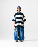 [AG] Broad Stripe Half Tee