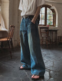 Twel Vintage Washed Denim Pants