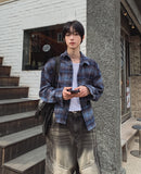 Broy Damage Check Crop Shirt