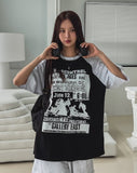 Age raglan oversized fit short-sleeved shirt