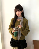 Ste V-neck loose knit