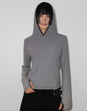 EASY STRIPE HOOD LONGSLEEVE