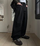 Brit Pleats Pintuck Balloon Pants