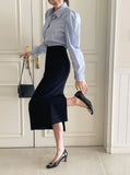 Teru Slit H-Line Skirt