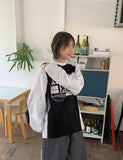 [unisex] Oiko printing color matching raglan long sleeve tee