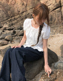 Ens Back Adjust Pocket Wide Raw Denim Pants