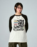 RACER Vintage Raglan Long Sleeve T-Shirt
