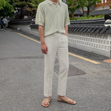 Coz Cool Linen Banding Slacks