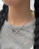 Qgu Heart Clip Surgical Necklace