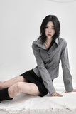 [ EEUN MADE] Slim-Double button Shirts