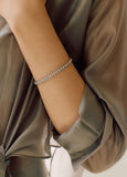 Louise Square Tennis Bracelet
