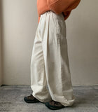 [BAON] Hipau Cotton Pintuck Pants