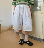 [Unisex] Bemensi Rivet Banding Bermuda Pants