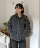 Henga Quilting Dot Fleece Jumper