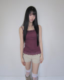Buet Lace Ribbed Sleeveless
