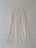 Maria Linen Banding Wide Pants