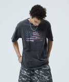 WASHED FLAG TEE
