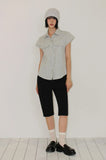EMBO CAP SLEEVE SHIRT