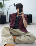 Liev Washed Zipper Cargo Pants