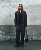 SICKLE BIKER DENIM PANTS