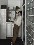 Martin cool linen two-tuck pants