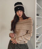 Bay Damage Off Shoulder Knit