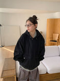 [unisex] Salle Cotton Hood Zip-Up Jacket