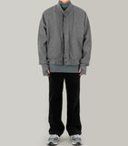 High-neck warmer jacket