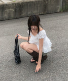 Shuyi Lace Puff Blouse