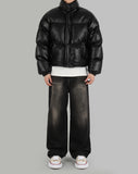 Celine leather short padding