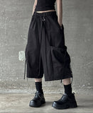 Cotton Cargo Bermuda Pants