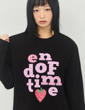 Berry END OF TIME Long Sleeve T-Shirt