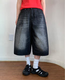 [unisex] Dehas Washing Denim Bermuda Pants