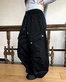 Daon Big Pocket Two-Way Brushed Cargo Pants