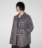 (Brushed) VINTAGE CHECK LOOSE SHIRT