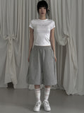 [mnem] archive smooth stretch tee