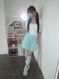 Kiryu Folding Mini Skirt