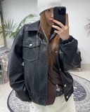 Esther Leather Blouson
