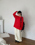 [unisex] Hatoyu Color Summer Boucle Over Knit