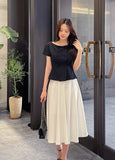 Lanin Basic Flare Long Skirt
