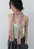 CRINKLE SKINNY SCARF